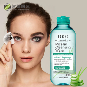 Private Label Vegan minerale micellare acqua detergente delicata struccante senza olio All-In-1 per gli ingredienti naturali di Aloe per il viso - Product Image 5