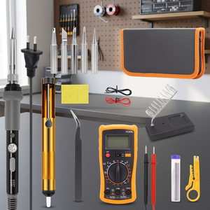 Adjustable Temperature Infrared Heating Soldering Iron Set Multimeter 220V 2.0m Cord <b>Welding</b> Repair Tools Combination <b>Kit</b> 1 - Product Image 2