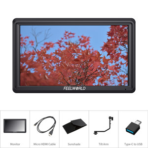 Feelworld S55 máy ảnh DSLR <span class=keywords><strong>l</strong></span>ĩnh vự<span class=keywords><strong>c</strong></span> màn hình 6 "FHD IPS, hỗ trợ 4K UHD/4096x 2160p, tập trung cao điểm, nhà máy bán buôn - Product Image 6