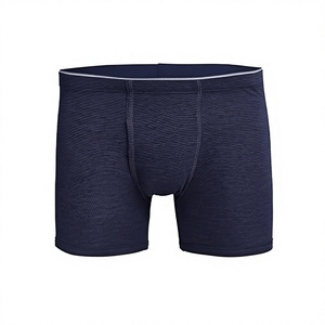 EU Size XXXL <b>Bamboo</b> Natural High Quality <b>Men's</b> Breathable Knitted Stretch Plus Size Mid-Rise Print <b>Boxers</b> Briefs Adults - Product Image 3