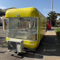 Camion de restauration mobile certifié CE DOT avec machine à glaces et à snacks - Utilisation en camping et commerce de détail