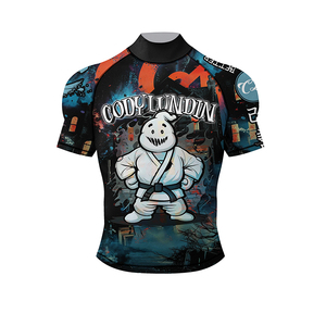 Conjunto de Compresión MMA BJJ para Hombre, Rashguard, Pantalones Cortos, Leggings Ajustados, Ropa de Lucha, Cintura de Silicona, Sin Velcro, Secado Rápido, Entrenamiento - Product Image 2