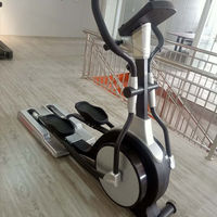 Bicicleta Elíptica Comercial de Acero de Alta Resistencia con Sistema de Frenado Autogenerado |   Duradero, soporta un peso máximo de 400 lb, unisex, para gimnasio y hogar