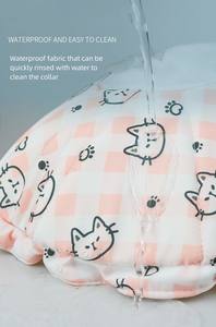 Kingtale ayarlanabilir kurtarma yaka yumuşak sevimli kedi <span class=keywords><strong>Donut</strong></span> tasarım Elizabethan koni için rahat Anti-Bite boyun koni köpeğin katı - Product Image 3