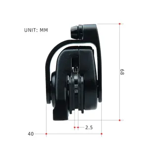 Freno de Bicicleta Zoom HB700 para Bicicletas de Carretera, Pinza Mecánica con Doble Pistón y Accionamiento Bilateral (MD-C550, <span class=keywords><strong>TRP</strong></span> 140/160) - Product Image 2