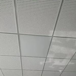 Soundproof Mineral Fiber Ceiling Tiles And Fiberglass Acoustic Square Edge And Tegular Edge Ceiling Tiles