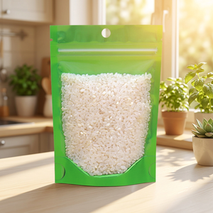 Factory Direct Aluminum <b>Foil</b> Stand up Pouch with Clear <b>Window</b> Ziplock Resealable Food Packaging Bag for Pet Food Candy & Gift - Product Image 3