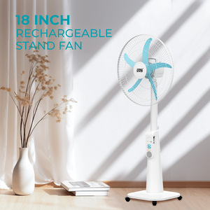 Winning Star Cross-border <b>Remote</b> <b>Control</b> 18-inch High-Power Oscillating Portable Mechanical Floor <b>Fan</b> for Home Use - Product Image 2
