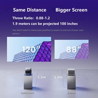 Projecteur JMGO N3 Ultra 4K UHD avec 4000 Lumens, laser tricolore, cardan électrique, contrôle intelligent par IA pour home cinéma