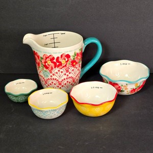 Ensemble de tasses à mesurer en céramique multicolores en gros - Product Image 4