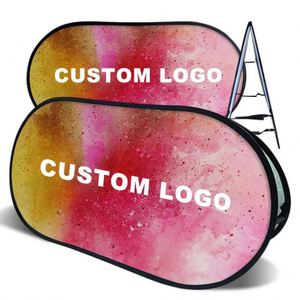 Custom Portable Double-Sided Advertising Board for Outdoor Stadium Enclosure & Sports Hall Folding Pop-up Banner <b>Frame</b> - Product Image 1