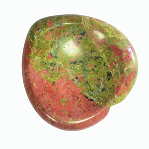 Pierre de méditation en unakite en forme de cœur, pierre de paume en gemme naturelle polie, vente en gros usine, accepte OEM ODM pour cadeau spirituel ou ornement - Product Image 5