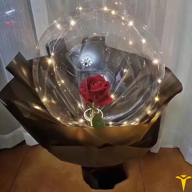 Yizhet Rose Bouquete Light Led Bulbs For Balloon