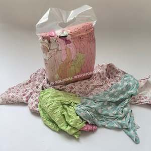 Trapos de limpieza de algodón esterilizados de 10 kg, color claro, tipo camiseta, para exportación a Singapur - Product Image 1