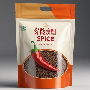 Sachet <span class=keywords><strong>D</strong></span>'Emballage Personnalisé de Qualité Alimentaire pour Poudre, <span class=keywords><strong>Épice</strong></span>s et Fruits Secs, Sachet Mylar Doypack en Feuille <span class=keywords><strong>D</strong></span>'Aluminium avec Fermeture Ziplock - Product Image 5