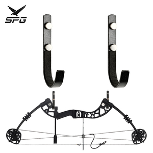 Soporte de Pared para Arco de Arquería SPG, Soporte para Arco Tradicional Desmontable, Soporte para Arco Compuesto de Caza, Soporte Metálico para Exteriores - Product Image 1