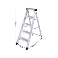 EN131 échelle pliante en aluminium standard industrielle pour escalier domestique pour salle de bain entrepôt cuisine salle de sport école hôpital TUV