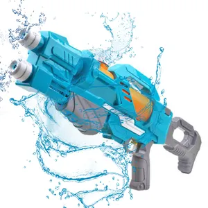 Venta caliente más potente Spray de alta presión tiro de juguete presión de aire inflable mejor pistola de agua 600Ml en el mundo