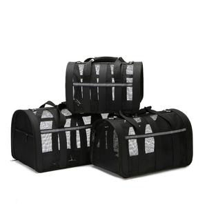 Venta al por mayor cápsula espacial portátil personalizada nailon gato bolso cremallera transpirable mascota portador directo de fábrica cochecito de animales - Product Image 4