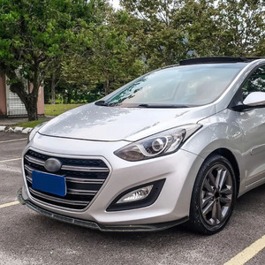 Hyundai I30 Mk2 Mk2.5 Elantra Front <b>Splitter</b> <b>Lip</b> Trim Piano Black Carbon Fiber Texture 2012-2017 - Product Image 1