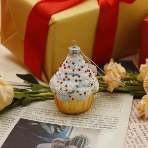 The Newly Designed Christmas 8.10.12cm 3D <b>Cake</b> Dessert Model Can Be <b>Decorated</b> with Christmas Glass Ornaments - Product Image 5
