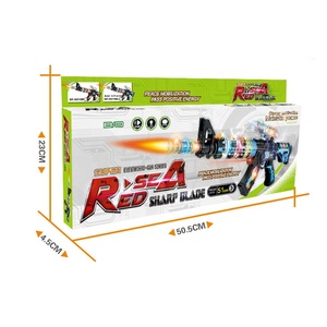 Phim Hoạt Hình Súng Tiểu Liên Đồ Chơi Trẻ Em Mô Phỏng Âm Thanh Và Ánh Sáng Súng Đồ Chơi Vũ Khí Môi Trường Vật Liệu Nhựa ABS Giấy Chứng Nhận - Product Image 6