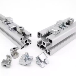 European Standard Mesh Fixing Block 20304045 Zinc Plated Aluminum Profile Fence Accessories For Rail Fixing - Product Image 3