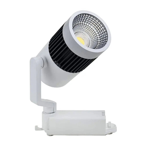 30 Watt Aluminum Round <b>Track</b> for Residential Clothes LED <b>Track</b> Light White Body - Product Image 2