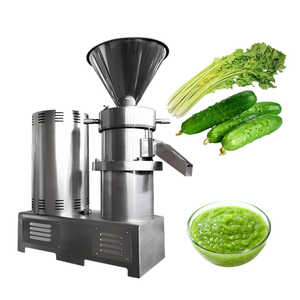 เครื่องทำเนยถั่วคอลลอยด์แบบอัตโนมัติเต็มรูปแบบเครื่องทำเนยถั่วสำหรับขึ้นฉ่ายแตงกวาสแตนเลส - Product Image 1