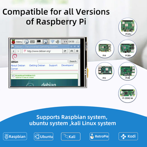 Raspberry <span class=keywords><strong>Pi</strong></span>用3.5インチ高速125MHzSPILCDタッチスクリーンモニター480*320解像度LCDディスプレイ - Product Image 4