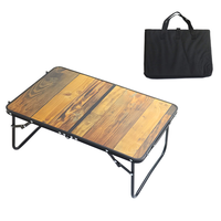 Table de camping pliable en aluminium, gain de place, table de pique-nique portable pour les voyages en plein air, OEM