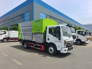 Vehículo de Recolección de Residuos CLW de 4.5 Toneladas, <span class=keywords><strong>Etiqueta</strong></span> Azul, para Trituración de Materiales, Tratamiento de Residuos de Jardín, Diésel, Emisión Euro 6, Tracción 4X2 - Product Image 4