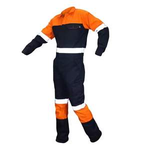 Overol ignífugo industrial de alto rendimiento Ropa DE TRABAJO DE SEGURIDAD reflectante: impermeable y transpirable - Product Image 2