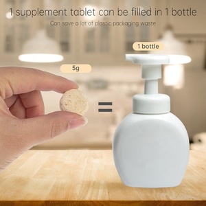 Familie Diy Ronde Vorm Handzeep Bruistablet Navulbare Handwas Zeep Tabletten Voor Het Reinigen En Hydrateren Van Uw Hand - Product Image 4