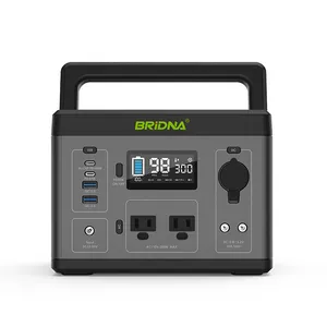 Bridna-estación de energía solar de emergencia, 300W pro, portátil, 100v, 110v