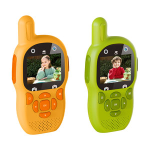 Talkie-walkie vidéo pour enfants avec écran de 2 pouces, affichage photo, radio bidirectionnelle, jouet portable pour jeu parent-enfant en intérieur et en extérieur - Product Image 5