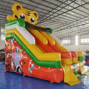 Tobogán Inflable Comercial de PVC con Diseño de <span class=keywords><strong>León</strong></span> y Tigre para Niños, Tobogán Inflable Seco para Exteriores, Castillo Inflable Infantil, Tobogán Inflable Seco con Forma de Animal - Product Image 3