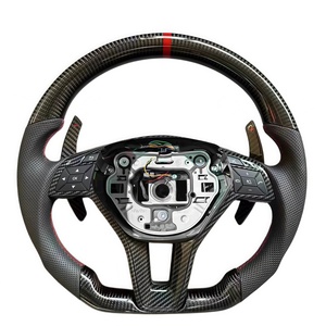 Perforiertes Lederinterieur für Mercedes Benz W206 W214 X254 AMG OEM <span class=keywords><strong>Plus</strong></span> Carbon-Faser-Lenkrad - Product Image 1