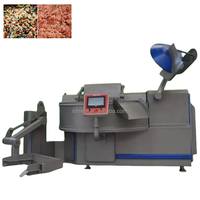 Machine de découpe sous vide pour bacs de 125L à 750L, hachoir à bacs pour la transformation industrielle de saucisses, jambons et viandes
