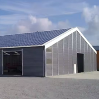 Entrepôts métalliques préfabriqués abordables, design industriel, ateliers extérieurs, hangars de garage, bâtiments de bureaux hospitaliers