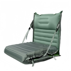 Matelas de camping 2-en-1 convertible en canapé, matelas pneumatique multifonctionnel pour le glamping, les festivals en plein air et la relaxation - Product Image 1