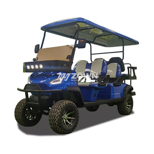 Voiturette de golf électrique populaire pour adultes, 6 places, batterie lithium 48V, structure en acier, sièges en cuir, 30-50 km/h, certifiée CE - Product Image 4