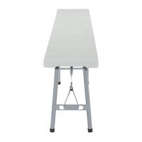 Table de séminaire en plastique blanche résistante pliage en plastique de conférence de 6 pieds dans la demi table pour le bureau