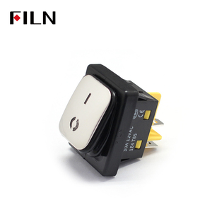 Filn kcd4 4pin IP67 30A Rocker chuyển đổi không thấm nước thép không gỉ ON-OFF Heavy Duty chia công tắc đèn cho máy pha cà phê - Product Image 3