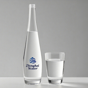 Bouteille en <span class=keywords><strong>verre</strong></span> vide Super Flint 330ml 500ml, design unique, durable, réutilisable, abordable, pour vin, boissons, eau, eau minérale - Product Image 6