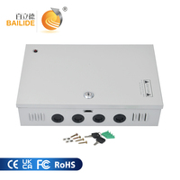 Fuente de Alimentación Conmutada para Interiores BLD-12V-20A-240W de 18 Canales para Cámara, Transformador de Alta Eficiencia de Salida Única para Luz LED, 220V a 12V
