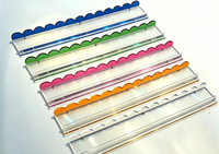 Supports de Mahjong Américains en Acrylique Premium, Poussoirs Magnétiques pour Tuiles, Accessoires de Mahjong à Bords Festonnés pour Jeu en Intérieur