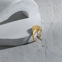 Floral Gravierte Open Band Ring für Frauen Sterling Silber Vintage Style Minimal Custom Schmuck Großhandel
