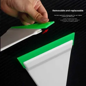 Strumento per Applicazione Pellicole Auto, Raschietto Triangolare per Installazione Pellicole, Strumento per Rimozione Acqua e Spremitura per Pellicole Solari e Vetri - Product Image 4