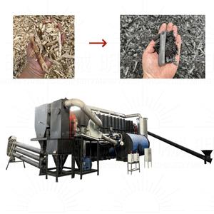 Cómo hacer biocarbón de cáscara de arroz con horno de carbonización de pirólisis continua de biocarbón Mingyang - Product Image 2
